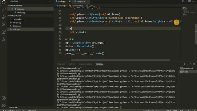 بناء لعبة باستخدام PyQt5 : #2 смотреть онлайн