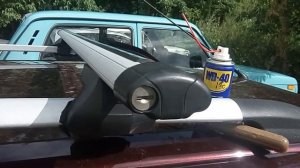 Как снять поперечины с релингов. ч,1