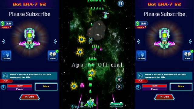 Galaxy Attack: Alien Shooter | Bot ERA-7 S2 PVP Skill Review | By Apache Gamers Official смотреть онлайн