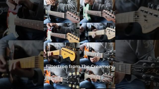 8 different Guitar Bridge Pickup with fuzz tone shootout смотреть онлайн
