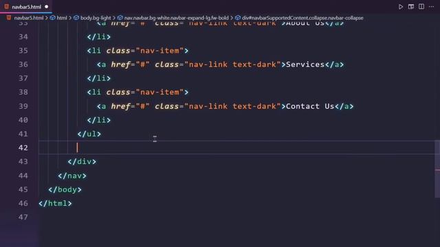 Responsive Navbar Using Bootstrap 5 | Learn bootstrap смотреть онлайн