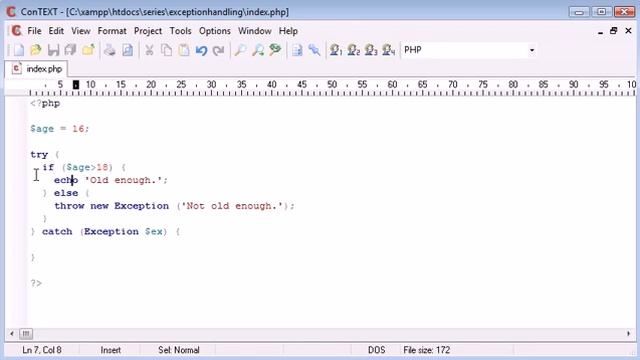 Beginner PHP Tutorial 186 try, throw, catch YouTube смотреть онлайн