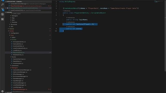 UNITY3D SCRIPTABLE OBJECTS - Storing Data смотреть онлайн