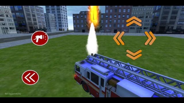 Real Fire Truck Driving Simulator Fire Fighters Daily Job - Android Gameplay смотреть онлайн