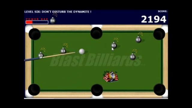 Взрывной бильярд / Blast Billiards / Www.allgames.cc