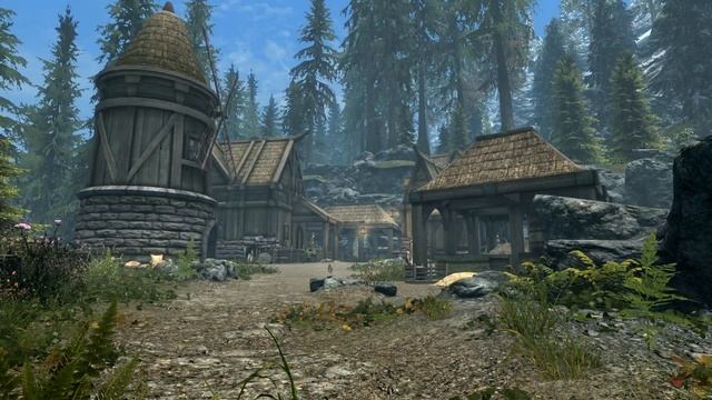 Skyrim Special Edition Modding - Vanilla vs Surreal Lighting смотреть онлайн
