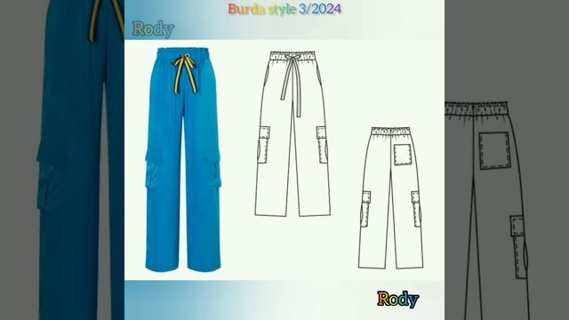 Burda style 3/2024 , full preview and complete line drawings 👌🏼 ♥ смотреть онлайн