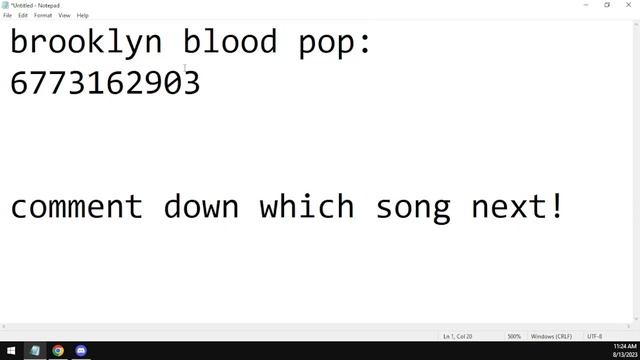 BROOKLY BLOOD POP ROBLOX MUSIC ID/CODE | AUGUST 2023 | WORKING смотреть онлайн