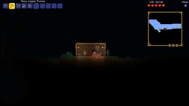 Terraria 1.3 (Expert mod) #1 Начало, временное убежище. смотреть онлайн