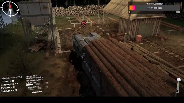 SpinTires: Карта «Ностальгия по дефолту». Автор: Одинокий Странник. Часть 2. смотреть онлайн