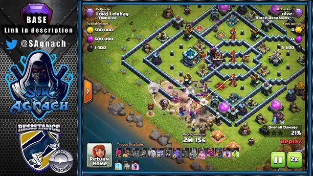 Legend league base that defends against the usual spam strategies смотреть онлайн