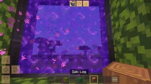 I made portal to Minecraft dungeons in crafting and building