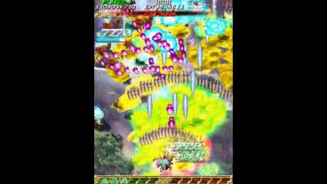 Mushihimesama Futari - God Mode 1cc (No slowdown) MAME смотреть онлайн