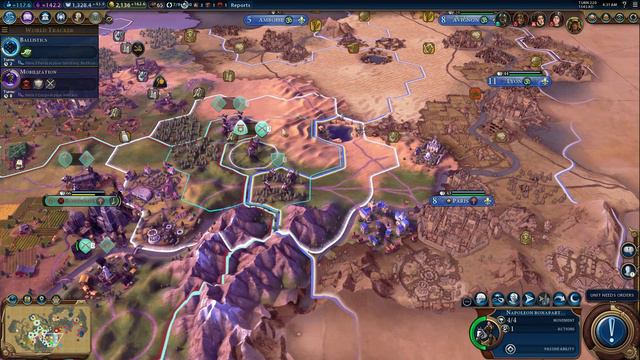 Civilization 6 as The Aztecs - Episode 25 ...Napoleon's Seige of Paris... смотреть онлайн