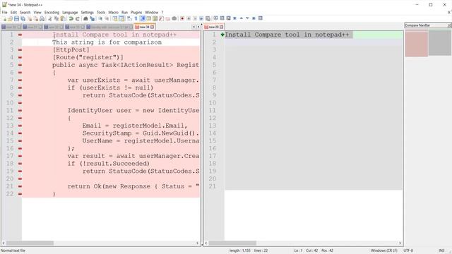 How to Install File Compare Plugin in Notepad++ 64, 32 Bit, and Version 7.7, 7.7.1 & 7.8.5 Portable смотреть онлайн