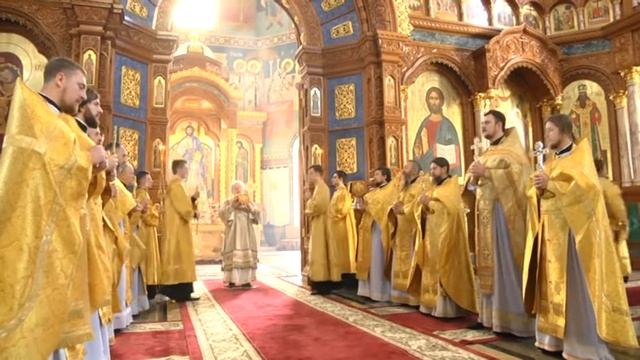Видеосюжет КТ "Воронеж": Архиерейское богослужение и мероприятия для учащих и учащихся смотреть онлайн