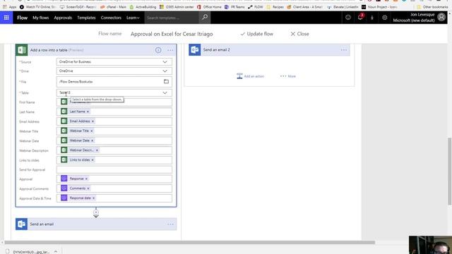 Microsoft Power Automate Approval Workflow With Excel Online смотреть онлайн