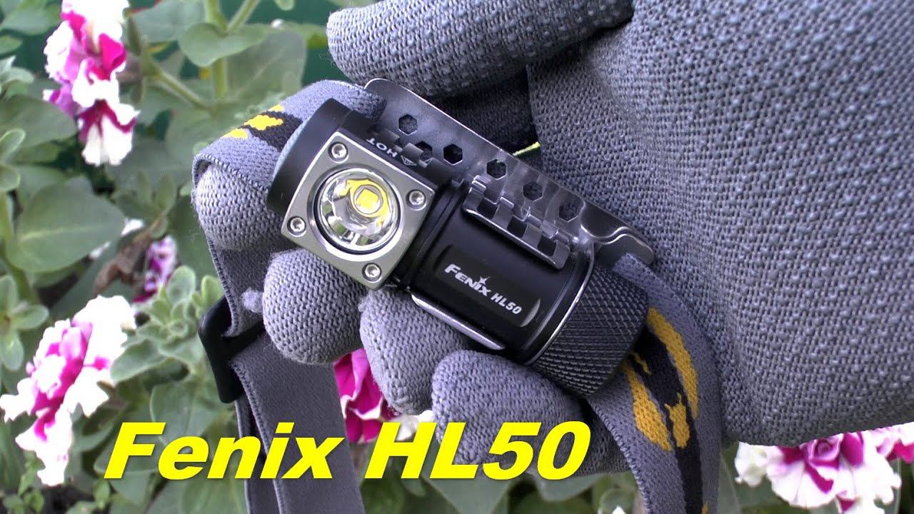 PRO налобный фонарь Fenix HL50 смотреть онлайн