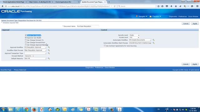 Oracle Purchasing Part 7 (Position Hierarchy) смотреть онлайн