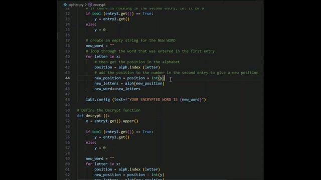 creating a CAESAR CIPHER Program ~ Python Project Ideas 008 смотреть онлайн