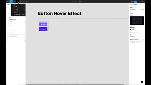 Hover Effect Button & Prototype in Figma | Responsive Interactive Components смотреть онлайн