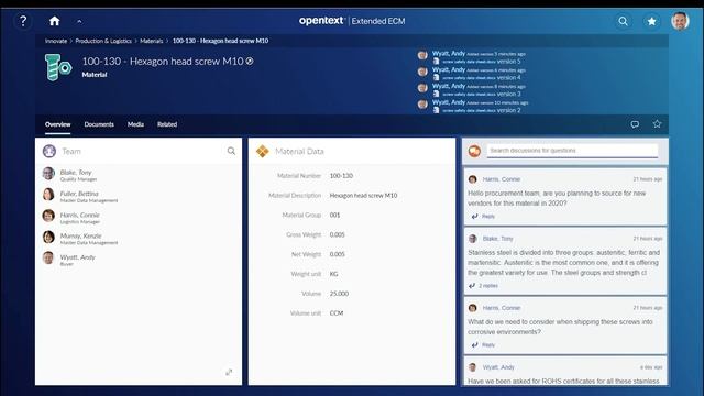 Use Case Demo: OpenText Content Suite and OpenText Extended ECM Document Management смотреть онлайн