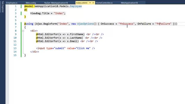 (#42) @Ajax.BeginForm in MVC | mvc tutorial for beginners in .net c# смотреть онлайн