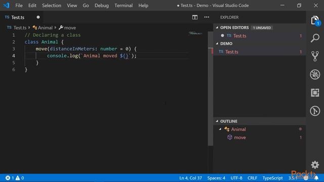 TypeScript for JavaScript Developers : Creating Classes | packtpub.com смотреть онлайн