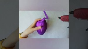 Как обтянуть пасхальное яйцо атласной лентой. Пасхальная поделка.