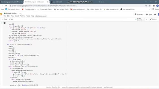 JOB SCHEDULING ALGORITHM IMPLEMENTATION IN STREAMLIT смотреть онлайн