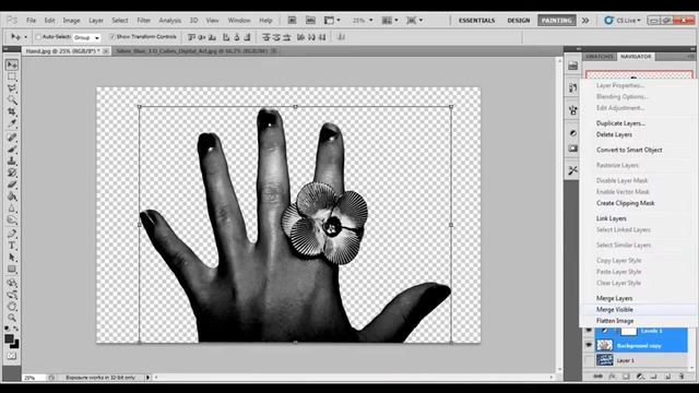 Photoshop Cs5 - Displacement map смотреть онлайн