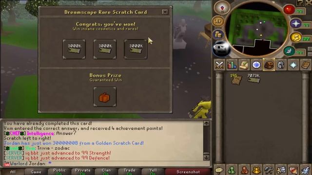 Golden VS Rare Scratch Cards on DreamScape RSPS!! *WE GOT THE RAREST ITEM IN GAME OMFG* + Giveaway! смотреть онлайн