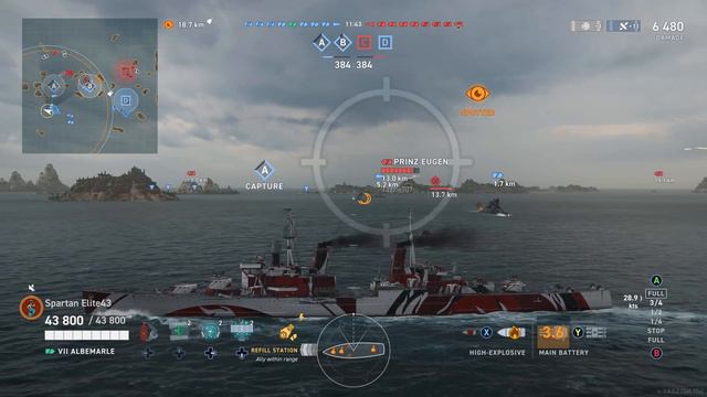 Path to The Albemarle Complete! World of Warships Legends Xbox Series X 4k смотреть онлайн