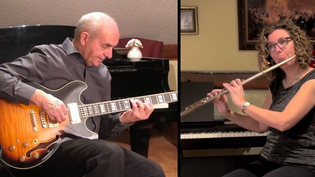 The Police (Sting) "Every Breath You Take" performed Jazz Byrds flute & guitar смотреть онлайн
