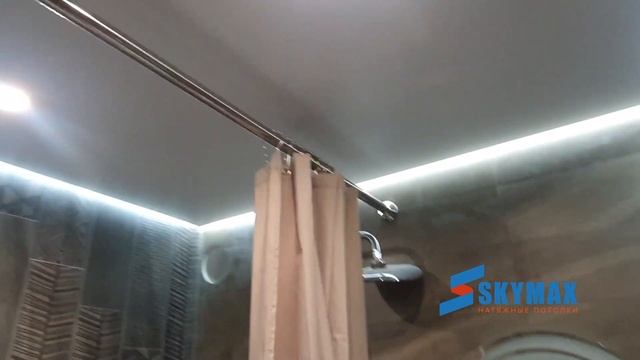 Парящий натяжной потолок в ванную комнату смотреть онлайн