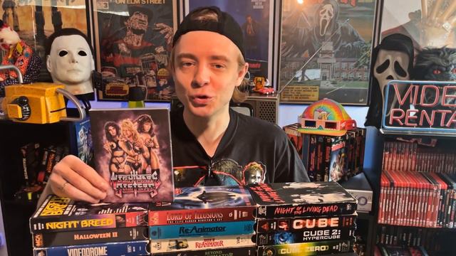 Видео кассеты VHS DVD BLU RAY из США. Распаковка #14 Ужасы смотреть онлайн