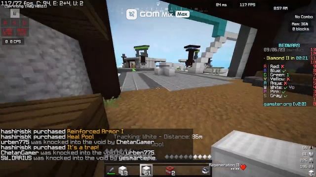 Minecraft bedwars playing in gamster.org with my friend #bedwars #4 смотреть онлайн