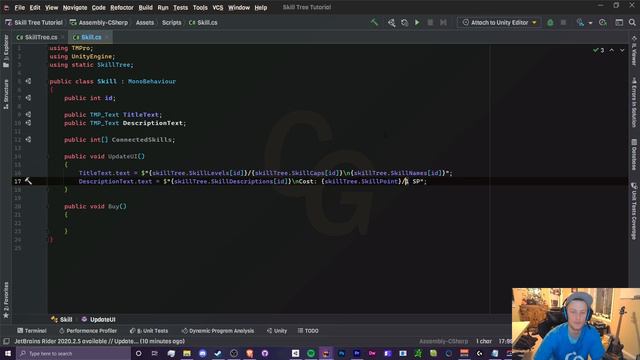How to Make a Skill Tree in Unity! смотреть онлайн