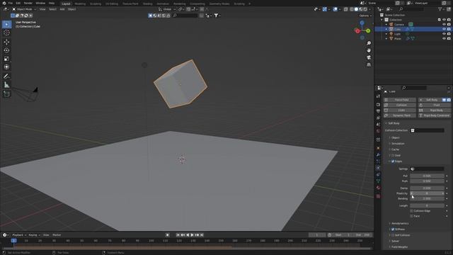 Introduction To SOFTBODY Physics In Blender