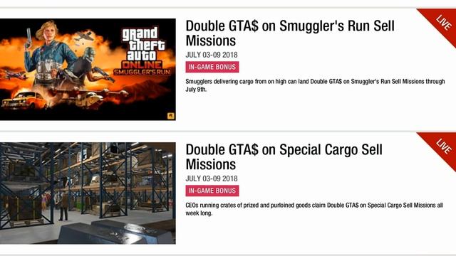 GTA ONLINE - INDEPENDENCE DAY DOUBLE MONEY BONUS!!! смотреть онлайн