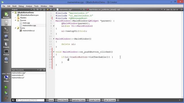 Qt Tutorials For Beginners 17 - QRadioButton смотреть онлайн