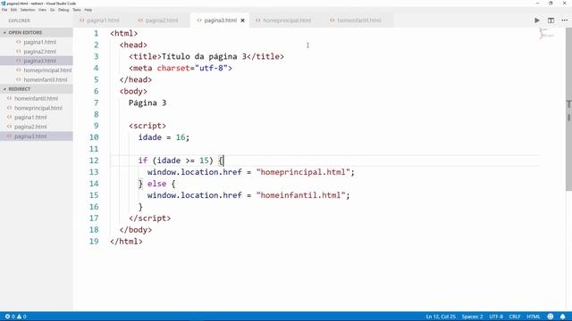 JavaScript redirect: redirecionando o usuário com window.location смотреть онлайн