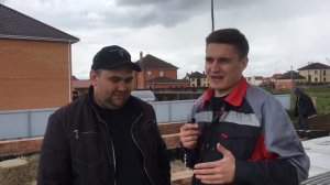 Укладка плит перекрытия на фундамент / Бетонный погреб / Тюмень / Стабилис