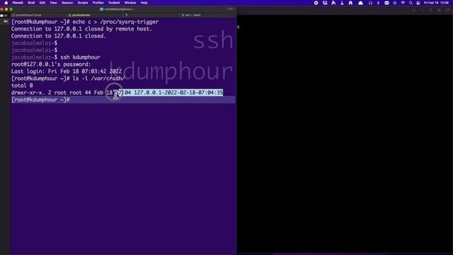 Kdump in an hour (011) Retrieving the dump file смотреть онлайн