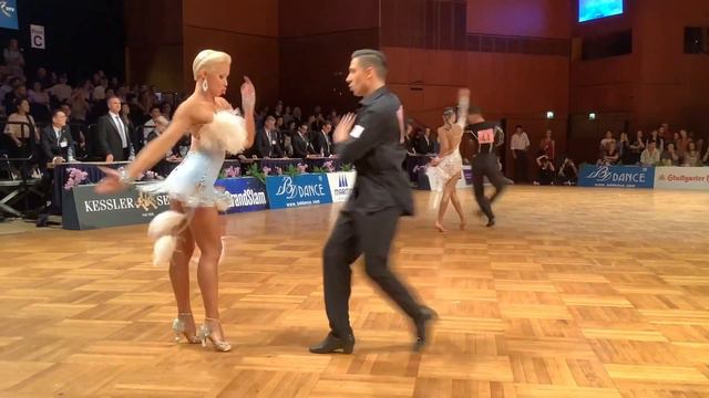 CHA-CHA-CHA - Arthur & Oona Ankerstein / GER - 🍾🥂GrandSlam WDSF 2023 German Open Stuttgart - смотреть онлайн