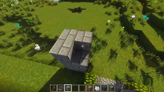 Строим врата для входа на спавн, стену и бульвар в minecraft - гайд майнкрафт #5 смотреть онлайн