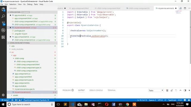 Observables in Angular 5 | Component Communication Using Observable | Angular 5 Tutorial смотреть онлайн