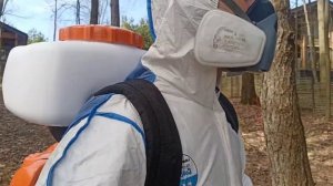 Обработка участка от клещей