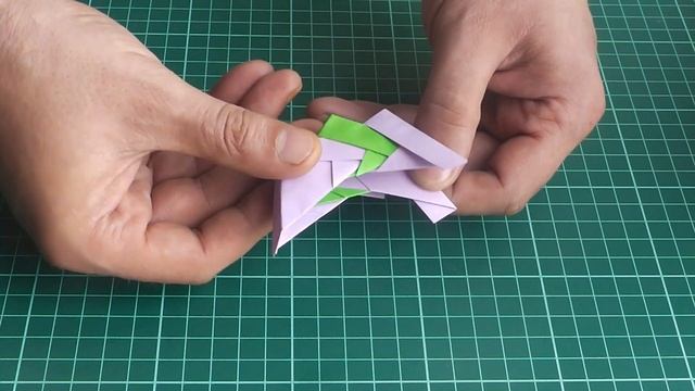 Оригами Обёмная четырнадцатиконечная звёздочка ниндзя Origami Volumetric twelve-pointed ninja star смотреть онлайн