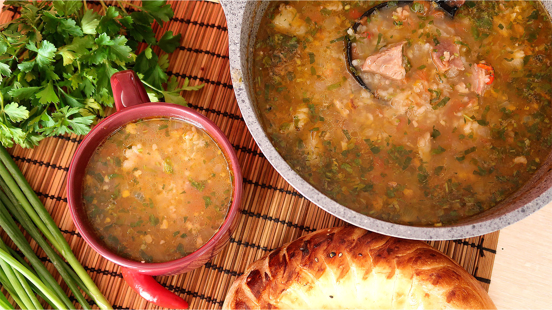 Суп харчо. Ароматный наваристый по классическому рецепту смотреть онлайн